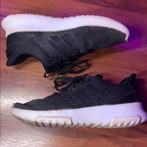 adidas black and white cloudfoams - Picture 1 of 4